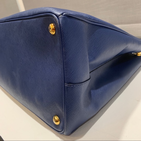 Prada Blue Saffiano Lux Tote Bag- Listing 1 - Picture 15 of 16
